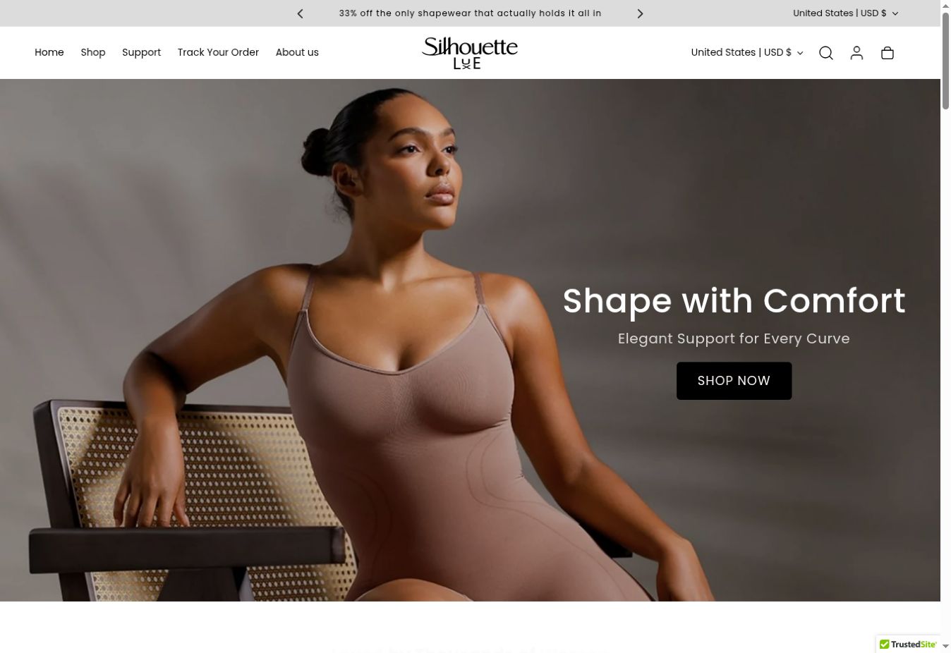 Sito Shopify completato per Silhouette Luxe